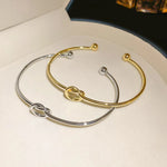 Kyoto Twist Woven Bangle — Bracelets