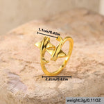 Laguna Enamel Opening Ring — Rings
