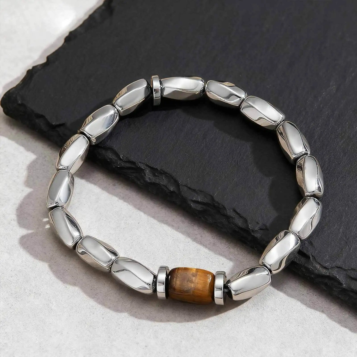 Cairo Beaded Stone Bracelet — Bracelets