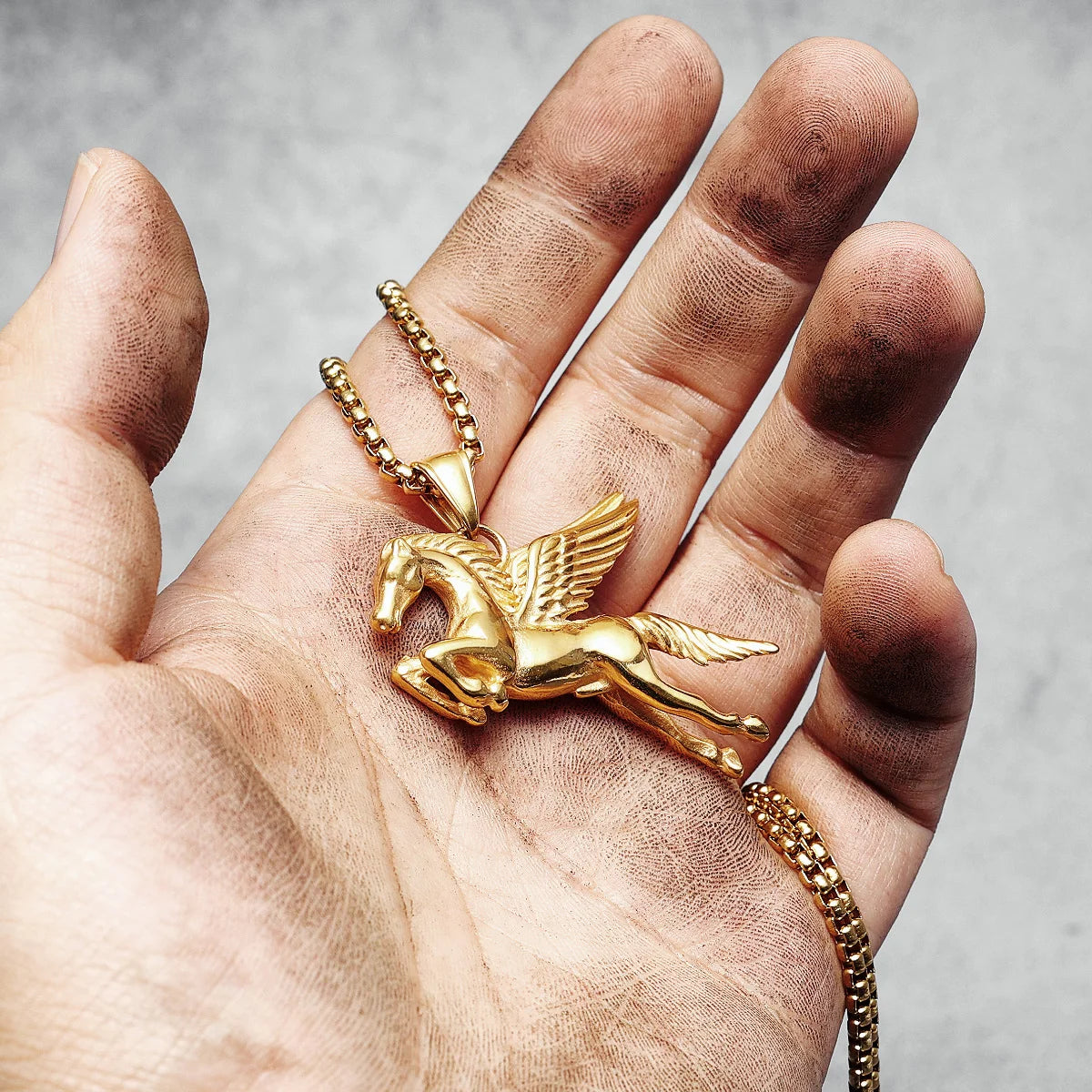 Pegasus Wing Pendant Necklace — Necklaces