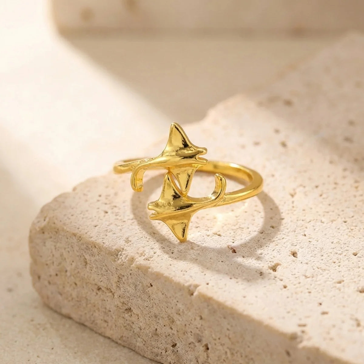 Laguna Enamel Opening Ring — Rings