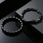 Onyx Stretch Stone Bracelet — Bracelets