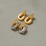 Orla Oval Gold Stud Earrings — Earrings