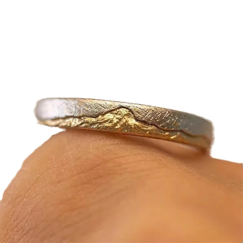 Atlas Sterling Mountain Ring — Rings