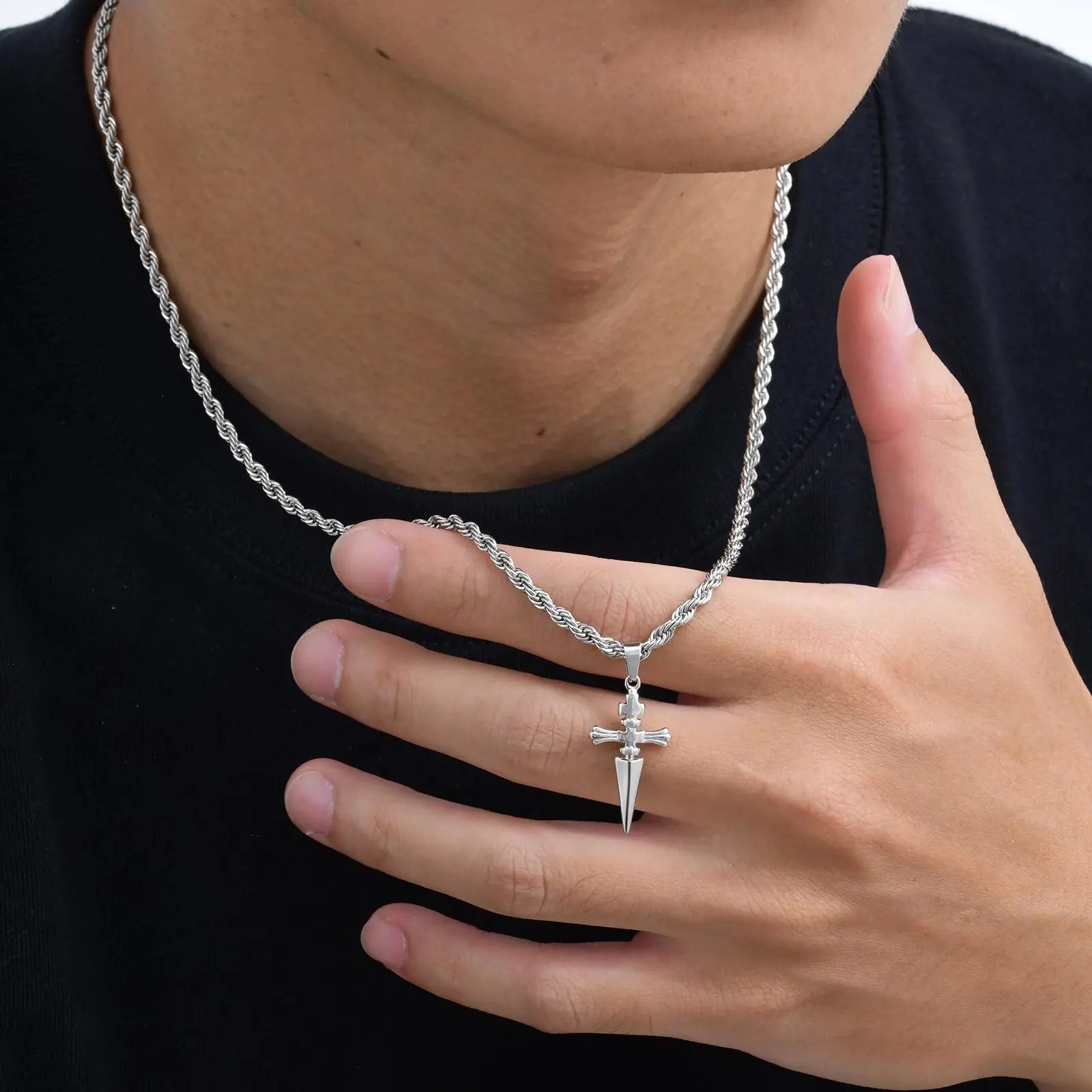 Kyoto Sword Pendant Necklace — Necklaces