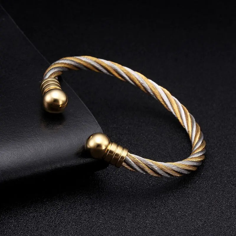 Kobe Braided Cuff Set — Bracelets