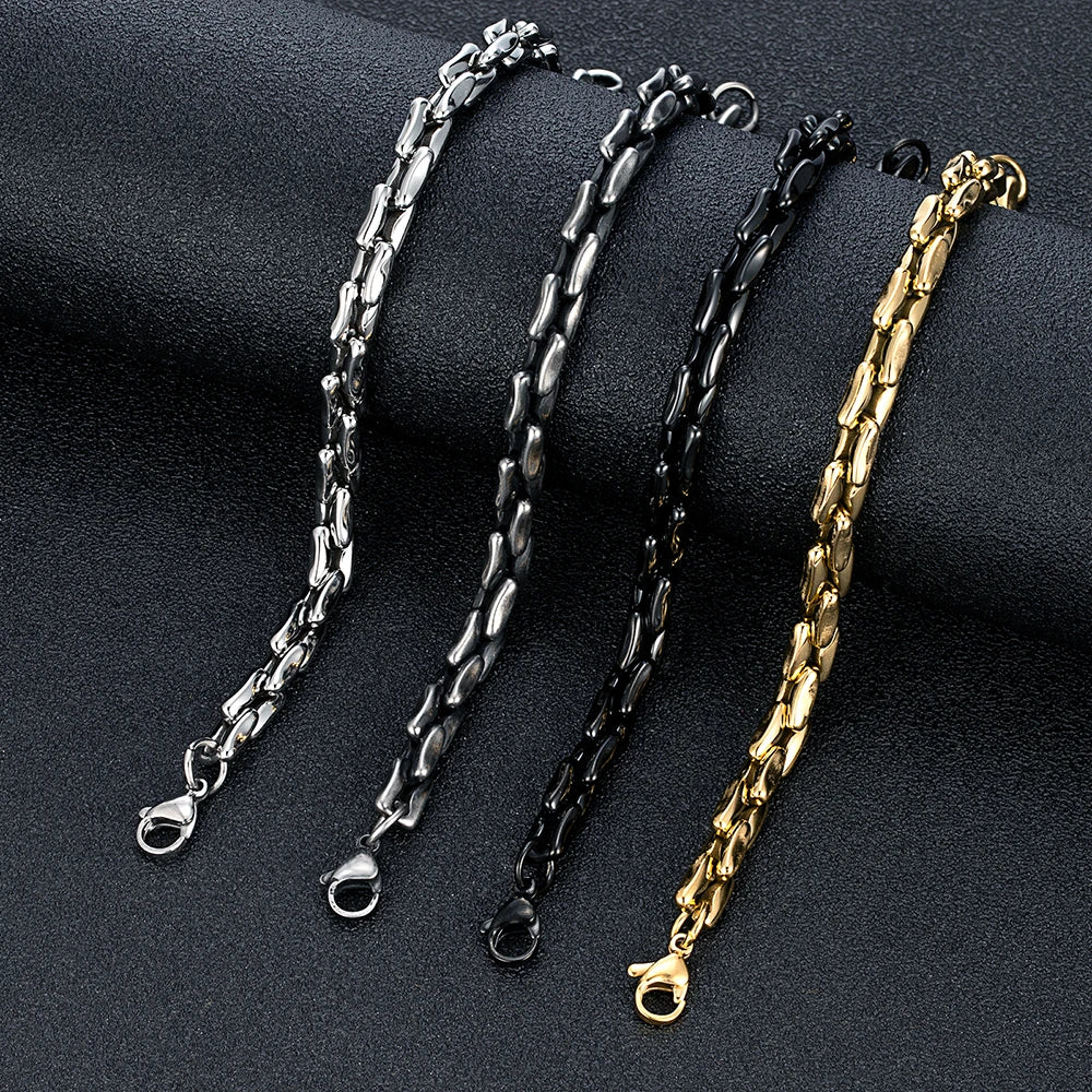 Renzo Rectangle Chain Bracelet — Bracelets