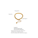 Orion Square Bead Bracelet in Camel — Bracelets