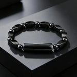 Onyx Stretch Stone Bracelet — Bracelets