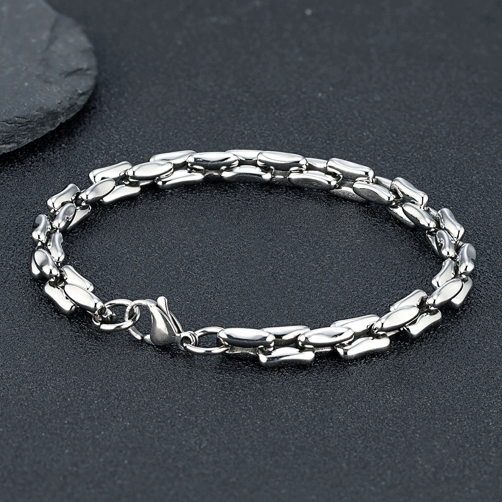 Renzo Rectangle Chain Bracelet — Bracelets