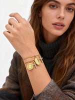 Lourdes Zircon Cross Bracelet — Bracelets