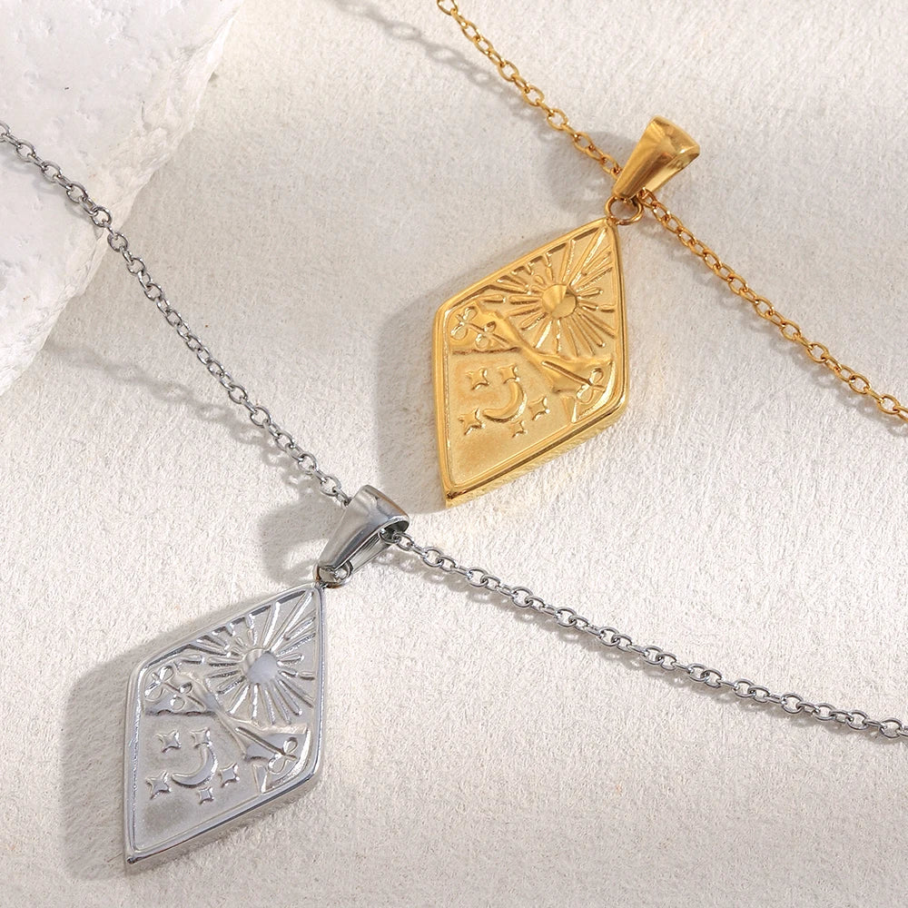 Luna Celestial Pendant Necklace — Necklaces