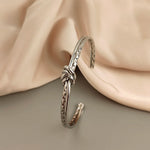Knox Twisted Cuff Bangle — Bracelets