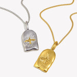 Soleil Vintage Sun Pendant in 1 — Necklaces