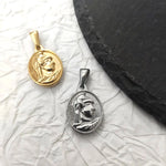 Caesar Gold Portrait Necklace — Necklaces