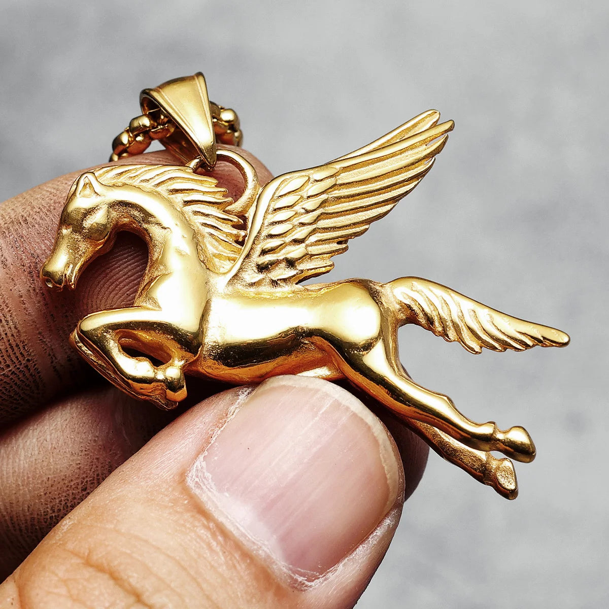 Pegasus Wing Pendant Necklace — Necklaces