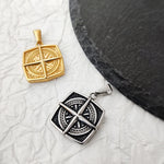 Meridian Compass Pendant Necklace — Necklaces