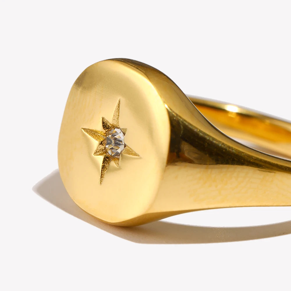 E.B.belle Aspect North Star Seal Ring — Loungewear