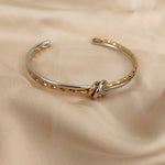 Knox Twisted Cuff Bangle — Bracelets