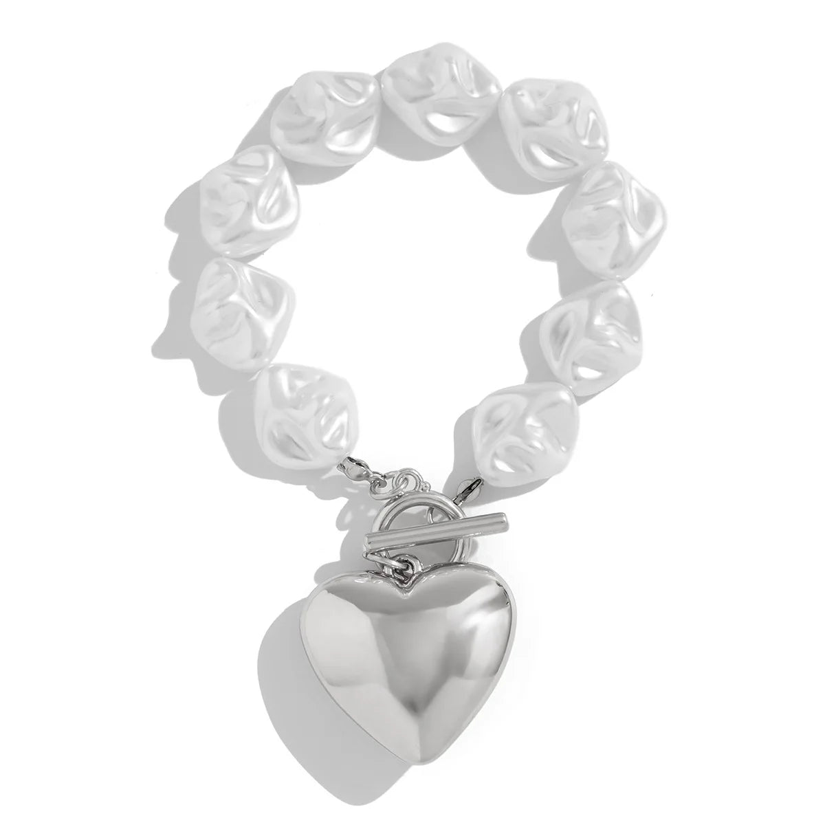 Isolde Heart Pearl Bracelet