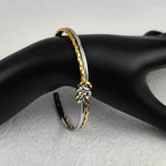 Knox Twisted Cuff Bangle — Bracelets