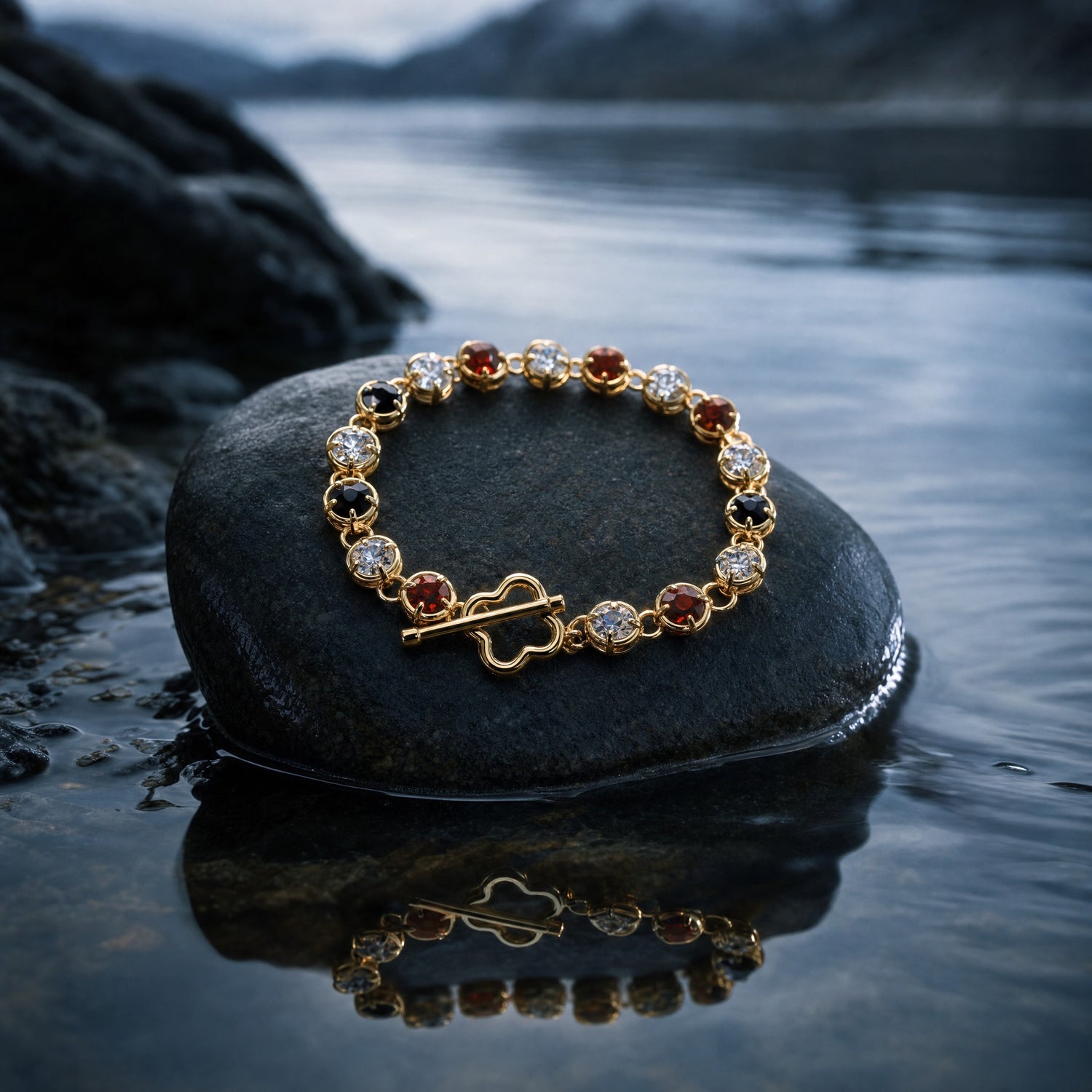Estelle Collarbone Necklace & Bracelet