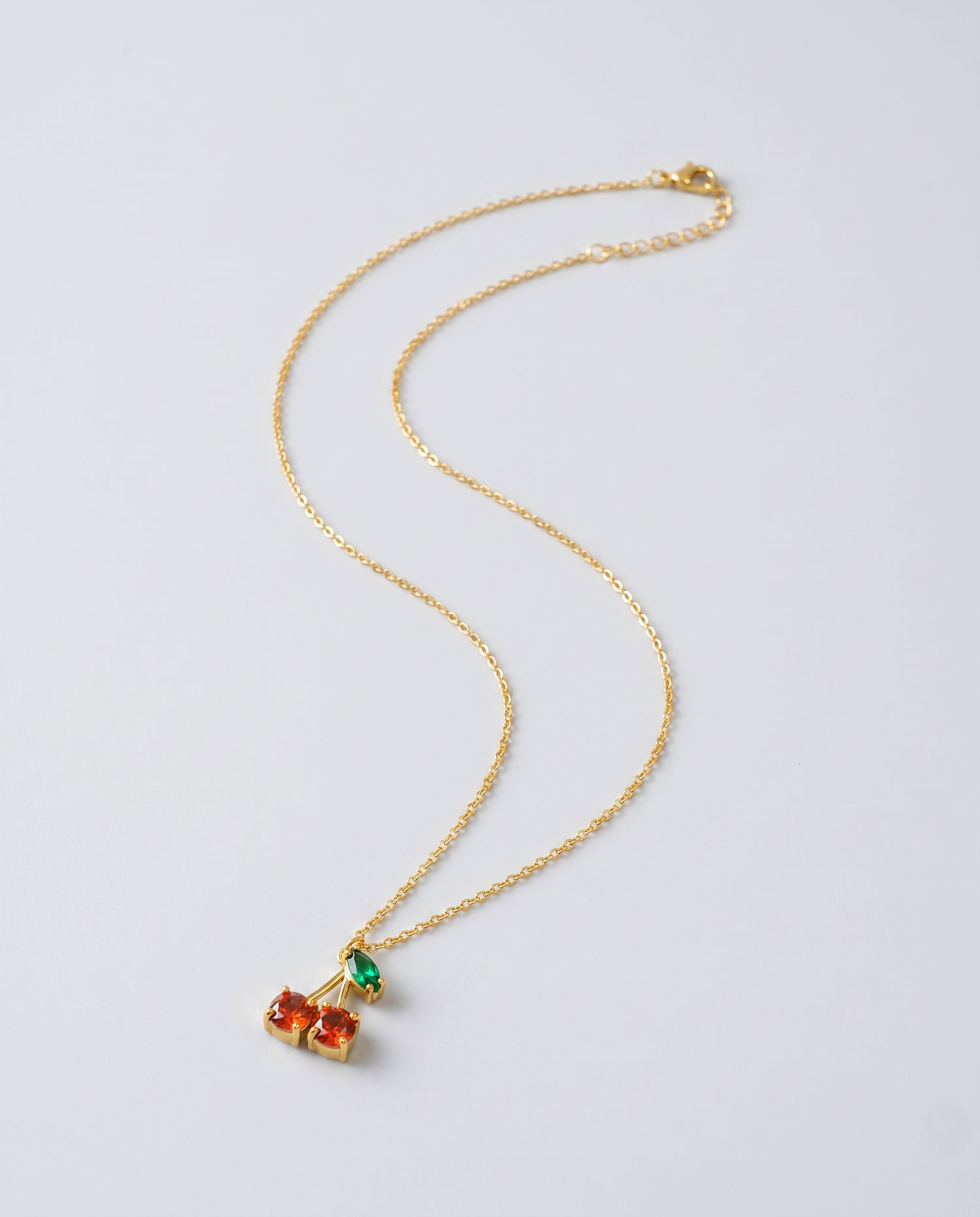 Sakura Cherry Pendant Necklace