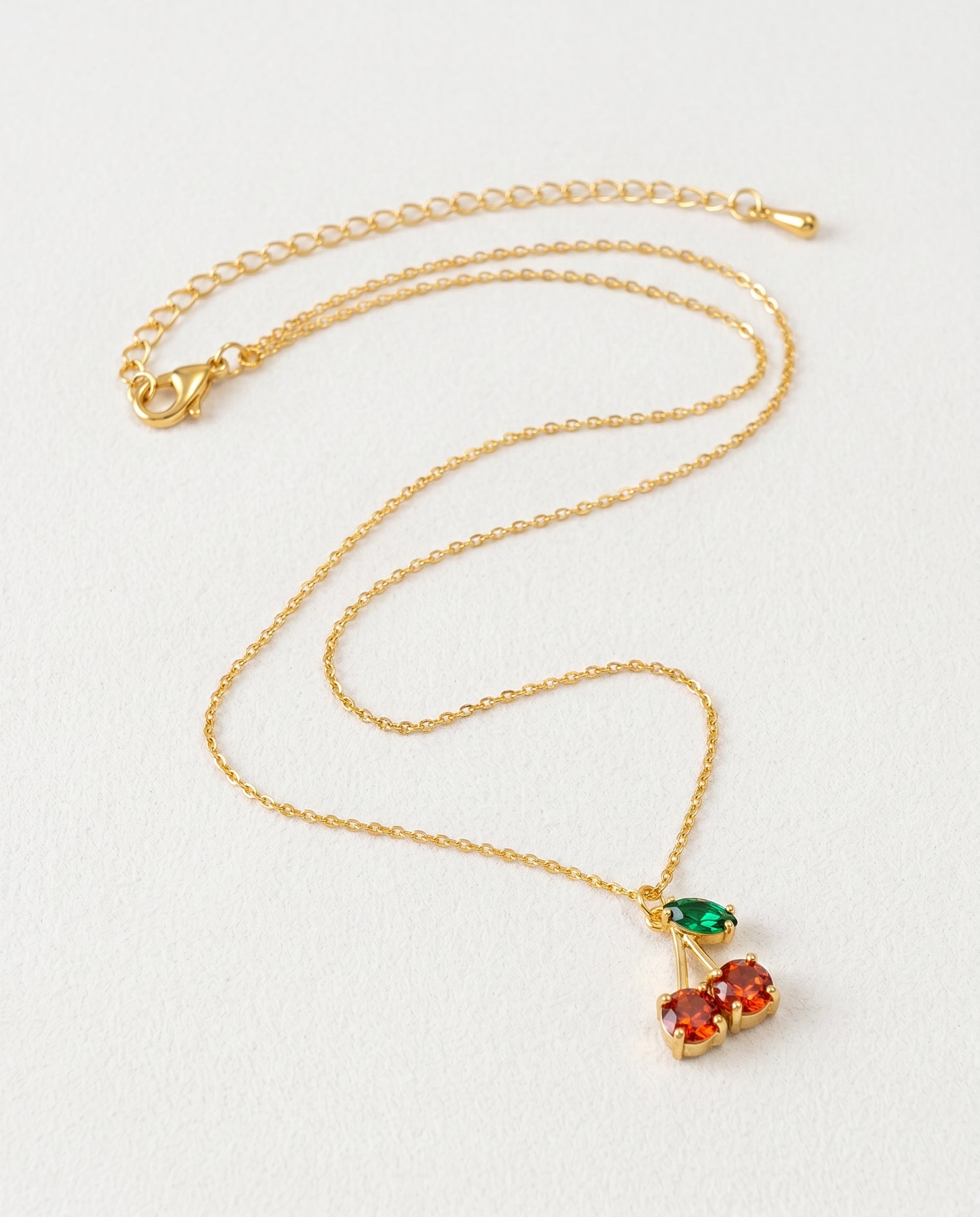 Sakura Cherry Pendant Necklace