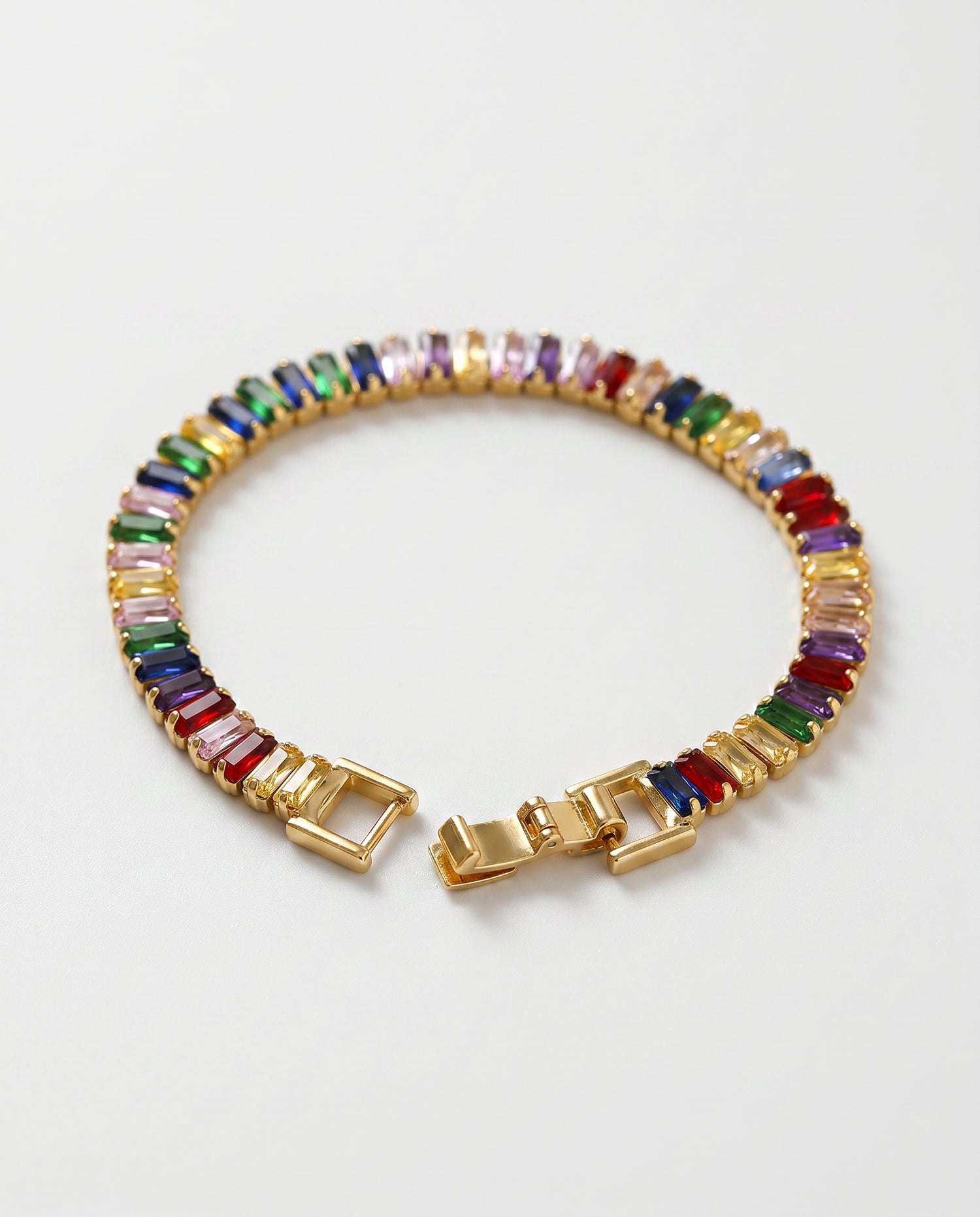 Cannes Zircon Colorful Bracelet