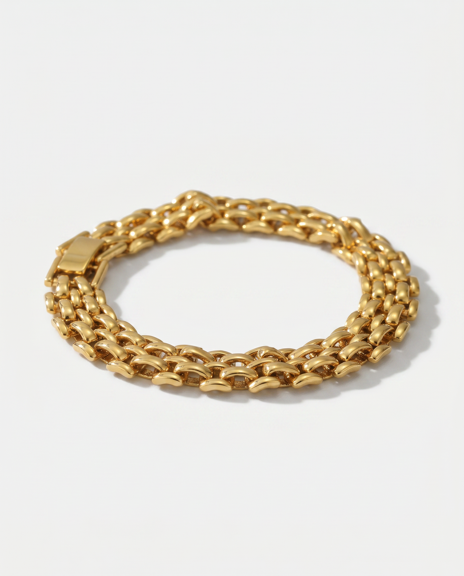 Chain-Link Cuff Bracelet