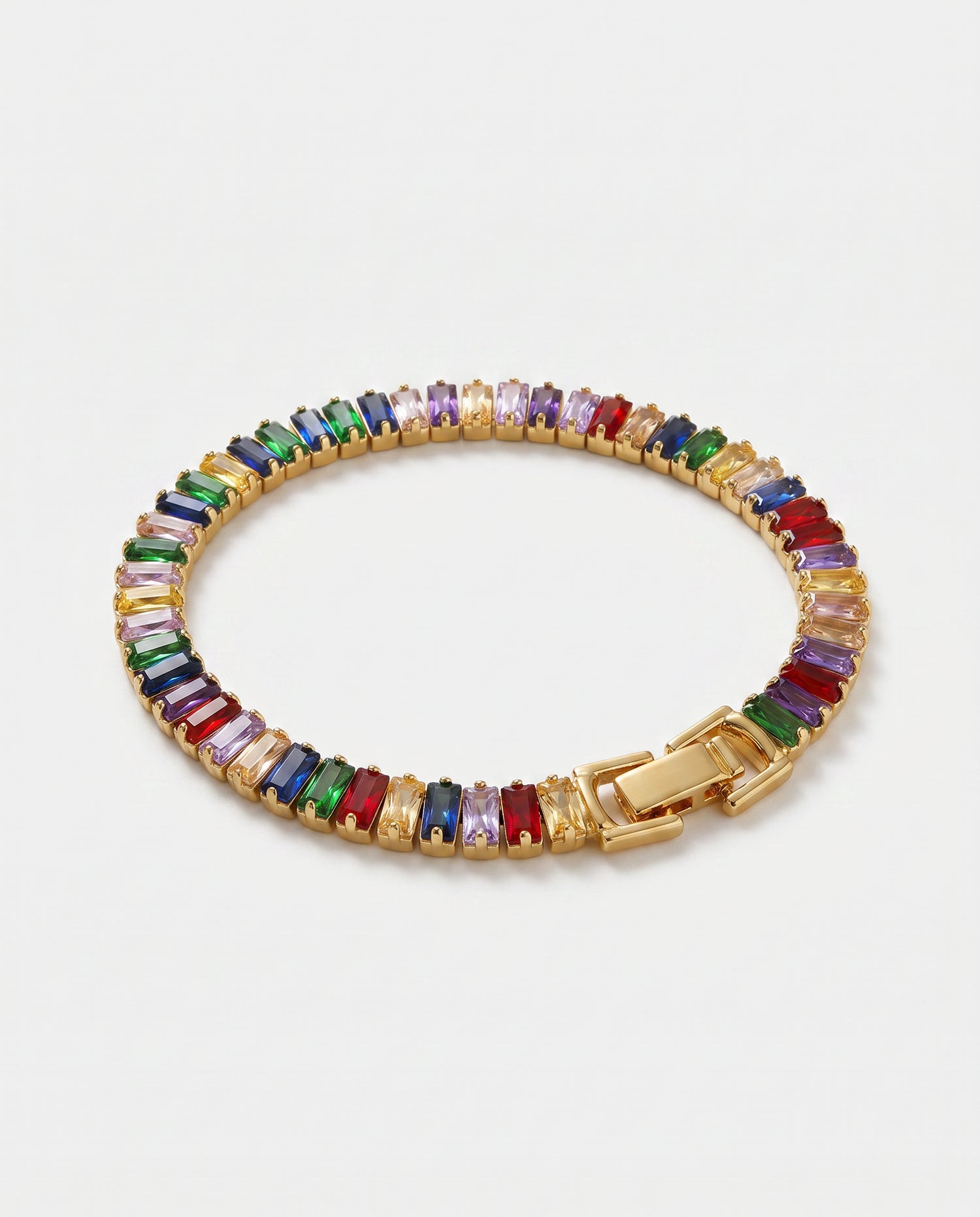 Cannes Zircon Colorful Bracelet