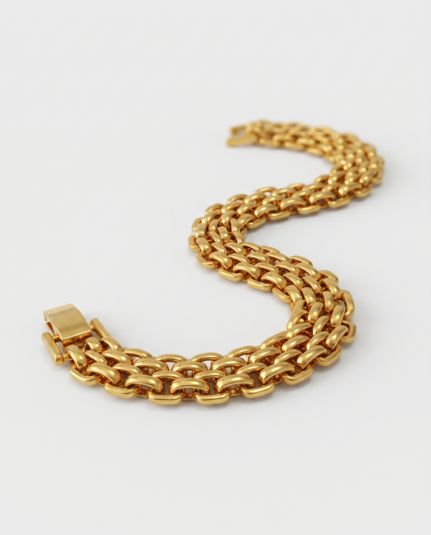 Chain-Link Cuff Bracelet