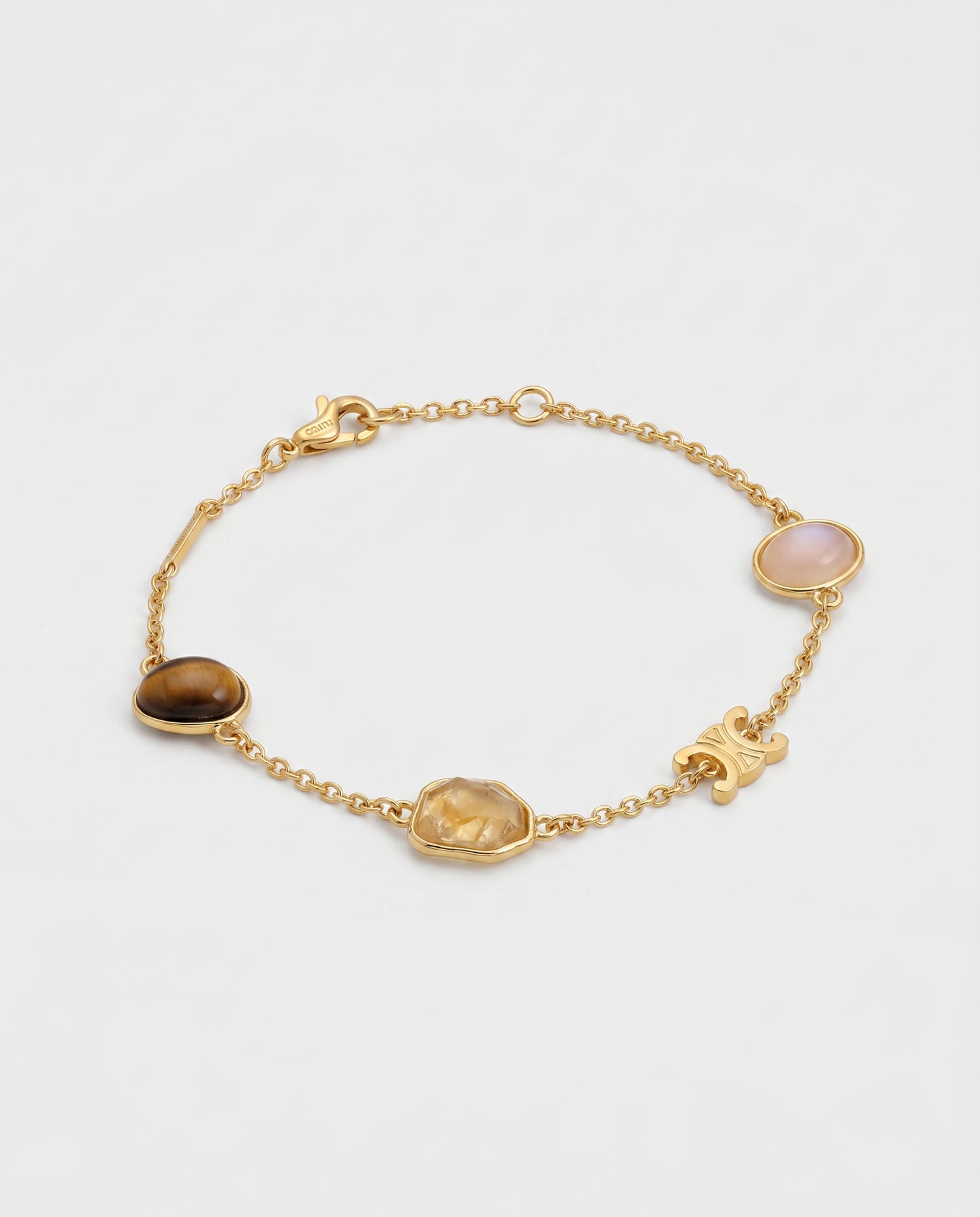 Arc Tiger Eye Crystal Bracelet