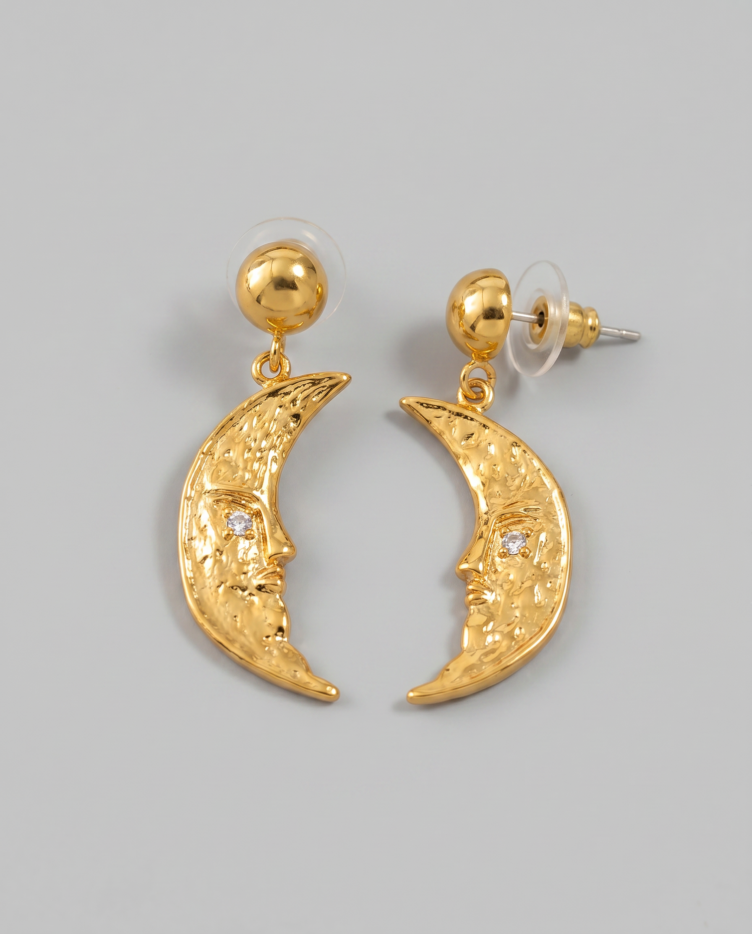 Luna Crescent Moon Earrings