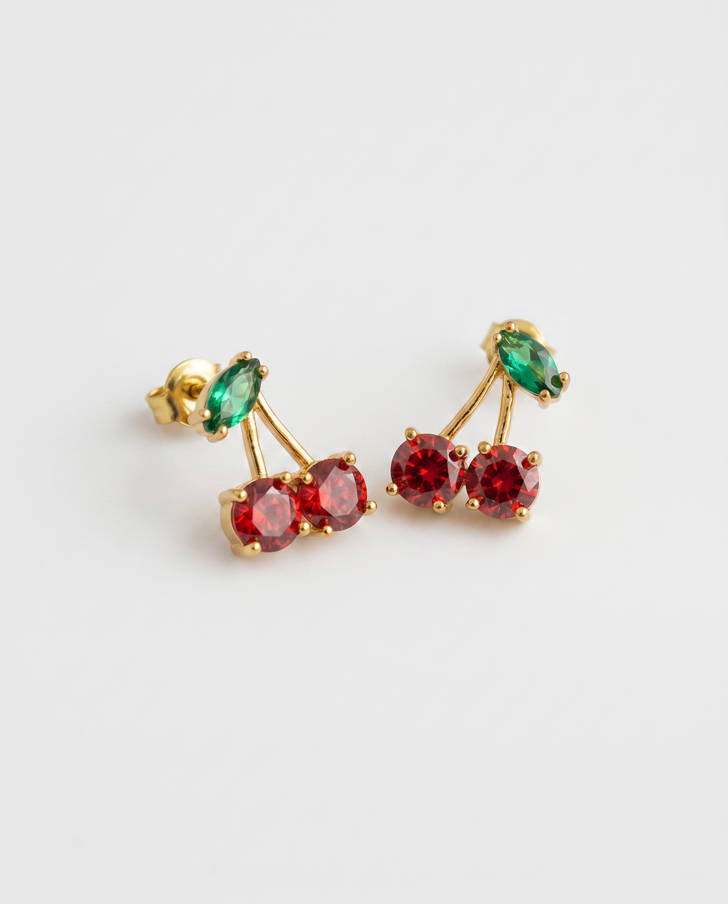 Sakura Cherry Stud Earrings