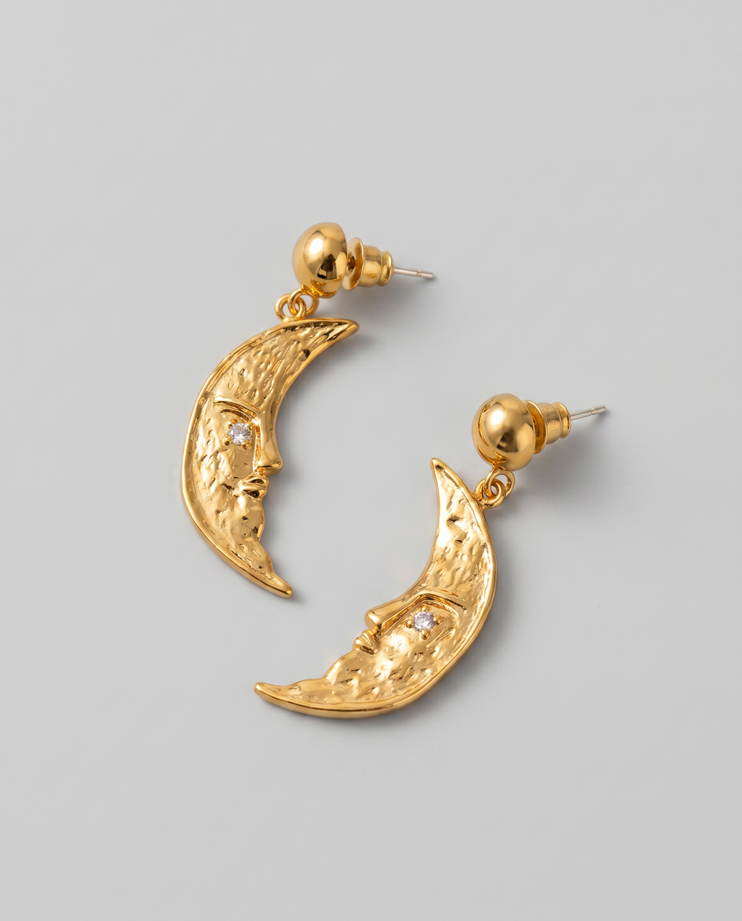 Luna Crescent Moon Earrings