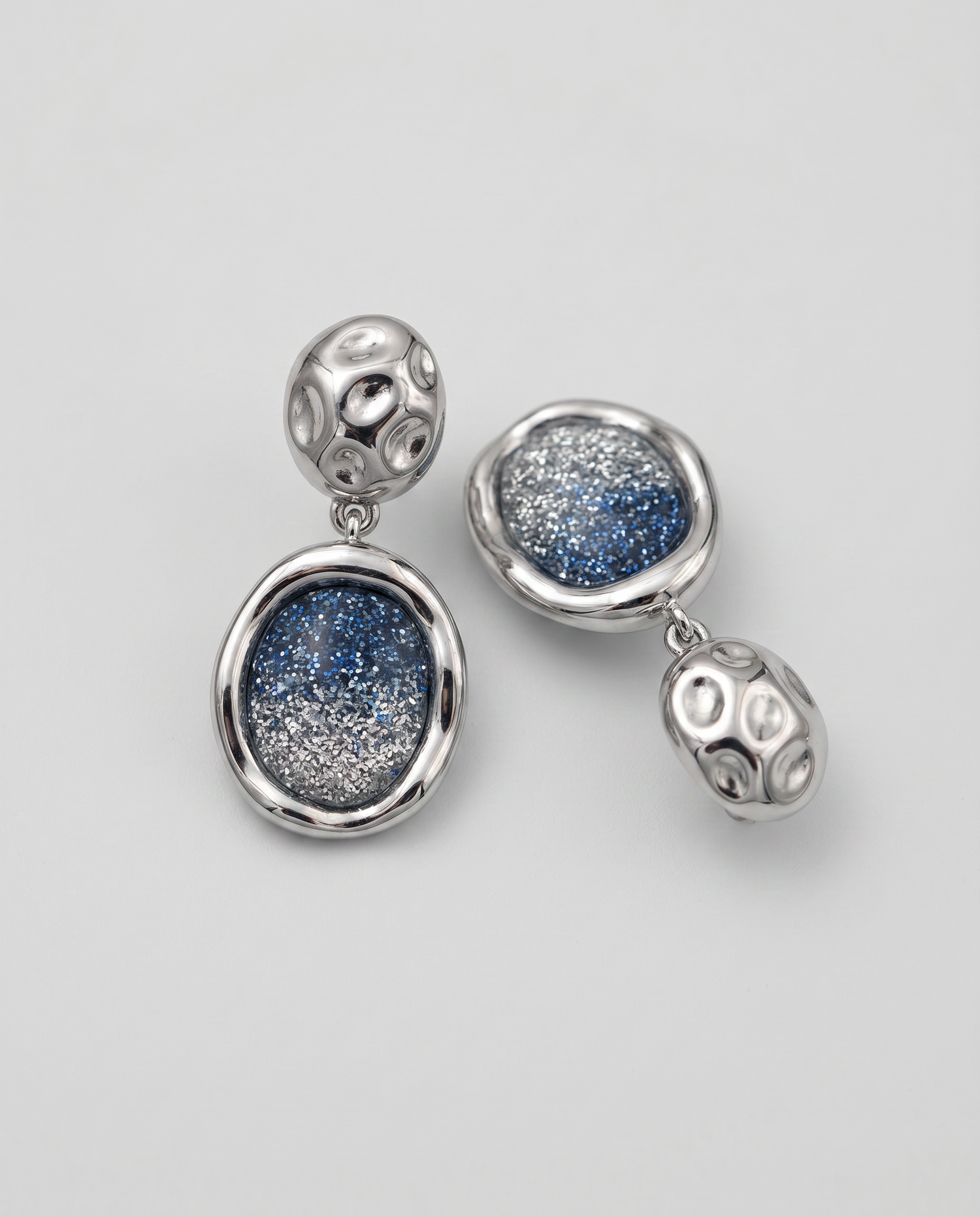 Céleste Oval Drop Earrings