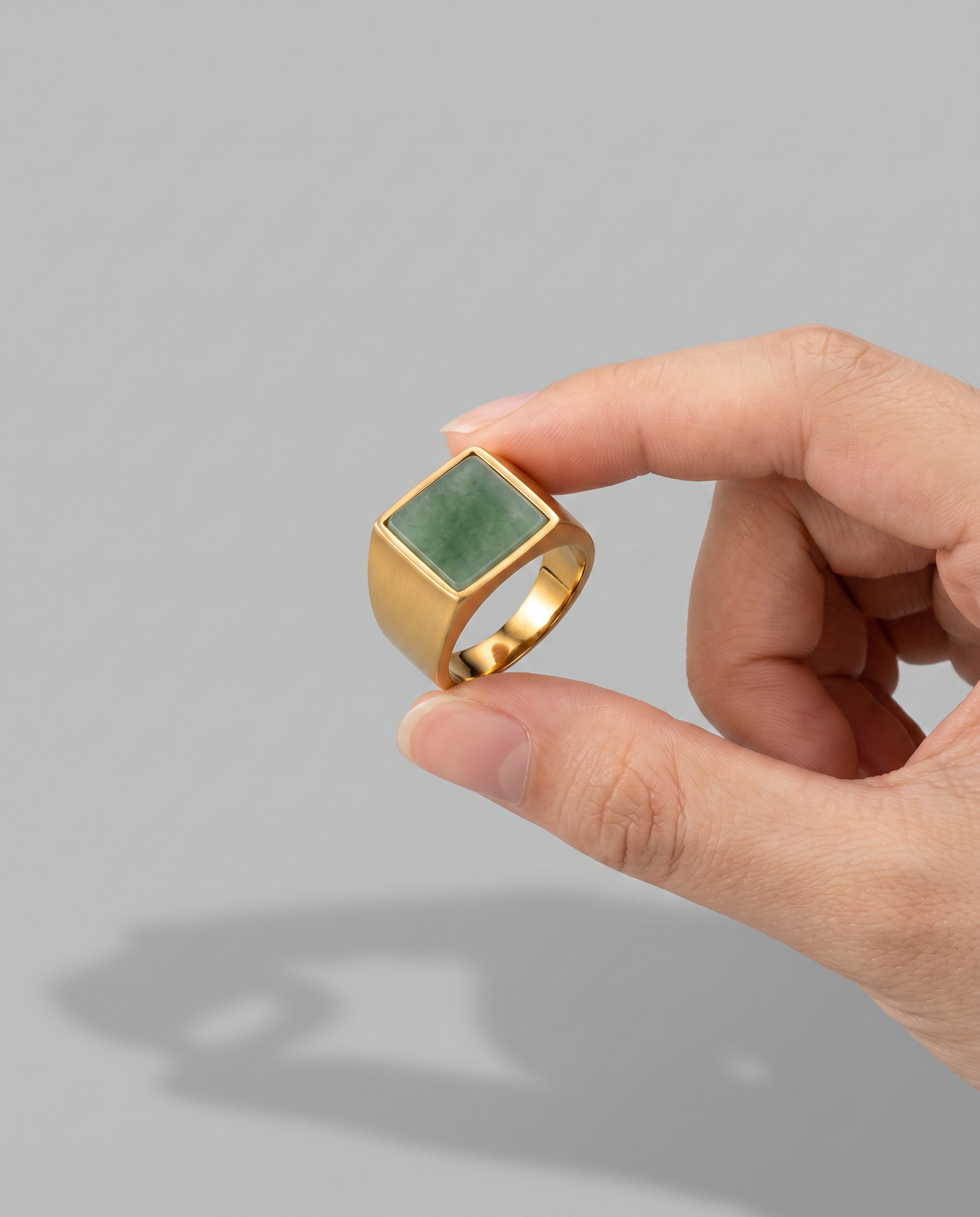 Desmond Square Stone Ring