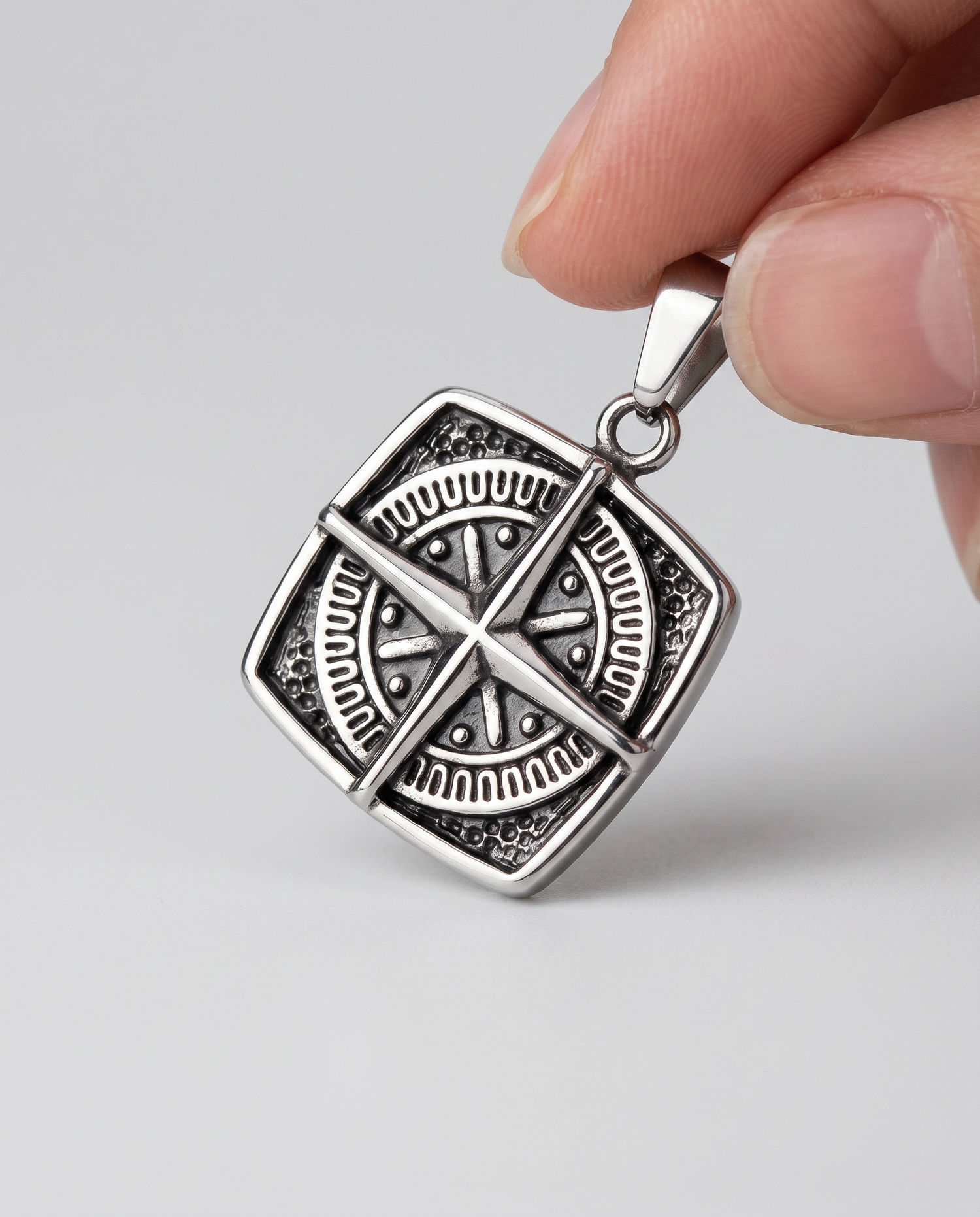 Meridian Compass Pendant