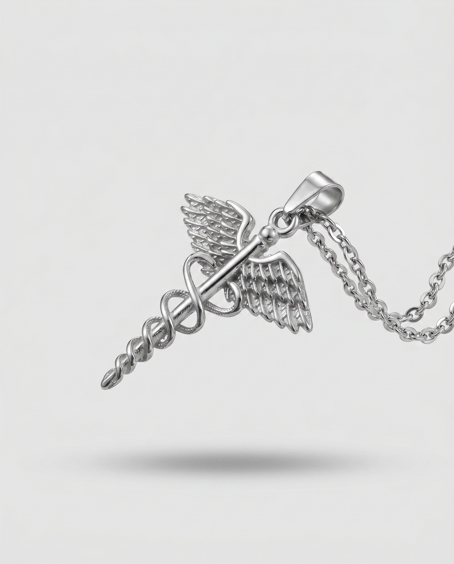 Hermes Serpent Wing Pendant