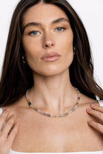 Lyra Handcrafted Choker — Sea Shore, studio product shot